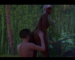 Tribal Woman Has Sex With Tourist - 3D Animation