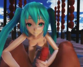 MMD - Hatsune Miku Handjob