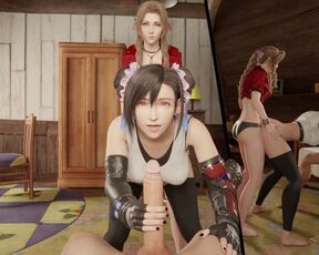 Good Times With Aerith And Tifa