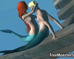 3D Little Mermaid babe Ariel gets fucked hard3-high 2