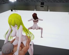 Misaka Dancing and Misaki having Sex - Hyolyn - say my name 1343