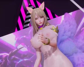 [MMD] Lupin Ahri Nude Erotic Dance Uncensored 3D