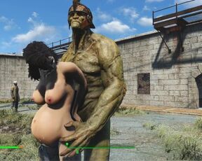 Huge Orc Roughly Fucked Brunette | PC Game, Fallout Porno