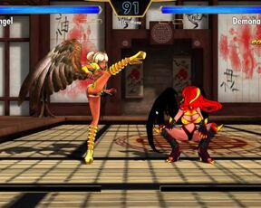 Game Play Hentai Fighter - Demon vs Angel