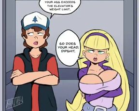 Dipper Pines & Pacifica Northwest Fuck In An Elevator