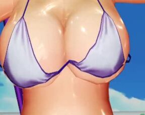 MMD Touhou Patchouli bikini dance