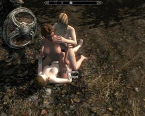 Fucked with a Muscular Man and then Sucked it | Skyrim Sex