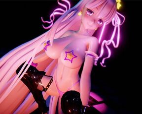 【MMD R-18 SEX DANCE】WIGGLE WIGGLE FATE BB (Byibyi) SWEET HOT CLUB BAR NAUGHTY セクシーな熱いお尻 [MMD]