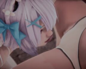 Re:Zero - Ram Helps Rem Experience her first Orgasm