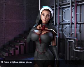 Bimbo 3D Sexy Nun Striptease 3D Porn Game Apocalypse [EpicLust]