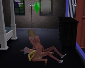 Nanny Fucked with Grandfather and then with Grandmother | Sims 3 Sex