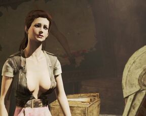 Lesbian Sex with Secretary of Detective Valentine | Fallout Porno