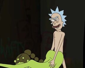 Rick and Morty: Rick Gets Lucky after a Schwifty Party (WITH SOUND)