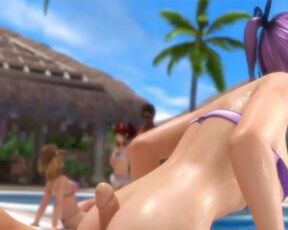 【MMD R-18 SEX DANCE】SWEET BIG ASS ON THE BEACH HARD SEX 熱いお尻 [MMD]