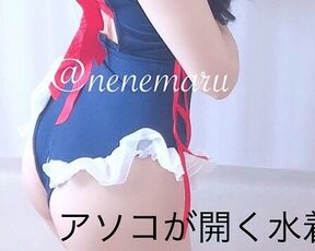 【個撮】あそこが開いちゃう水着♡打开屄的泳衣♡a Swimsuit that Opens Kitty♡