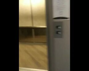 Caught Jerking off on Elevator