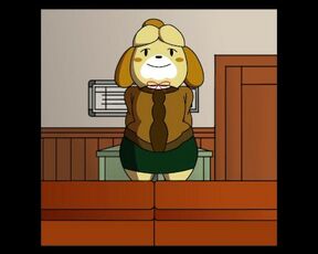 Isabelle Bouncing Ass