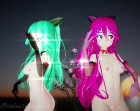 MMD R18 4k Mirror Dance Yamakaze - Lupin 1032