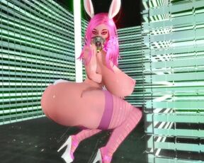 Skyrim THICC Bunny Neon Shake