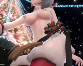 MMD R-18 HAKU Christmas Suit - Marine Dreamin