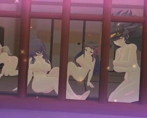 Senran Kagura Sexy Team Finisher Compilation Hidden Room