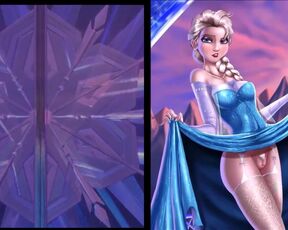 SekushiLover - DIsney Elsa vs Naked Elsa