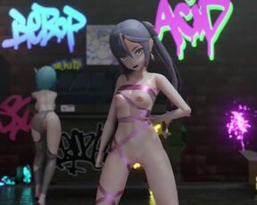 【r-18 MMD】Genshin Impact Mona Ribbon Costume Dance