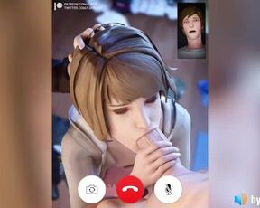 Warren being a Cuck while Chloe uses Max's Mouth on Facetime (with Sound) 3d Animation Loop Hentai