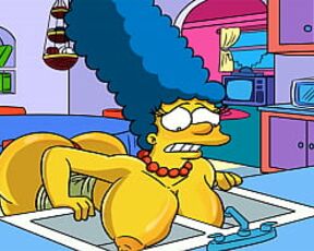 The Simpsons Hentai - Marge Sexy (GIF)