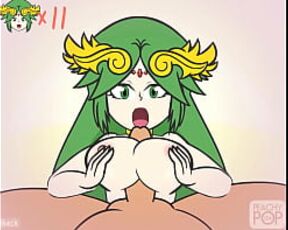 Super Smash Girls Titfuck - Palutena by PeachyPop34