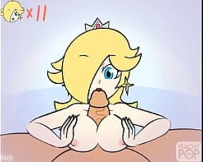 Super Smash Girls Titfuck - Princess Rosalina by PeachyPop34