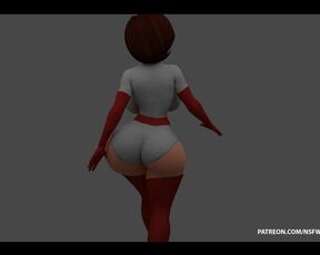 Helen parr -  The Incredible - 4K WALK