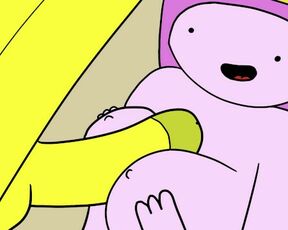 Princess Bubblegum Tit Fucked by Banana Guard