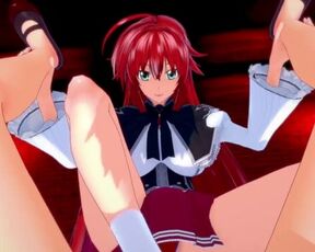 Hentai POV Feet Rias Gremory High School DxD