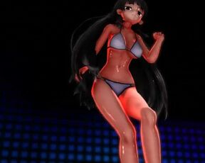 【MMD】LUVORATORRRRRY! - Isokaze bikini slight erotic【R-18】