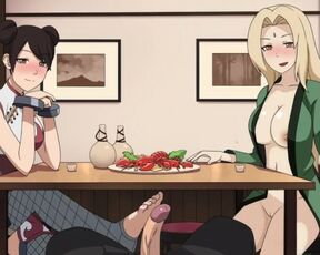 Kunoichi Trainer - Ninja Naruto Trainer - Part 63 - Naked Tsunade TenTen FootJob By LoveSkySanX