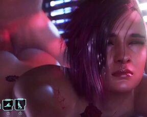 Cyberpunk 2077 Sex Episode - Anal Sex with Judy Alvarez, 3D Animated Game