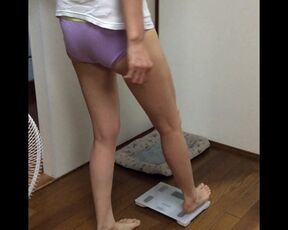 Japanesevmilf pink panty