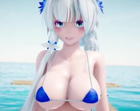 【MMD R-18 SEX DANCE】IIIUSTRIOUS Hard sex on the beach sweet ass thirsty for cock[CREDIT BY] Shark100