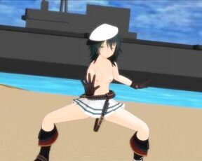 【MMD】KanColle Dark Sea Adventure - Kiso Kaiji【R-18】