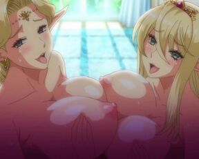 Hentai Two Elf Girls with Big Tits