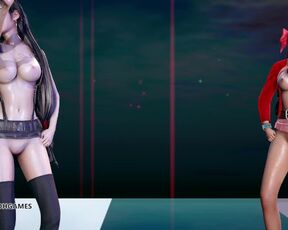 [MMD] Berry Good - Mellow Mellow Nude Kpop Dance Tifa Lockhart Aerith Final Fantasy 7 Remake