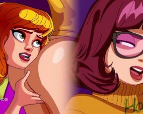 Daphne smells Velma's stinky farts