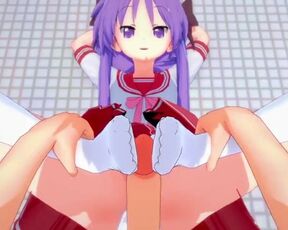 Hentai POV Feet Kagami Hiiragi Lucky Star