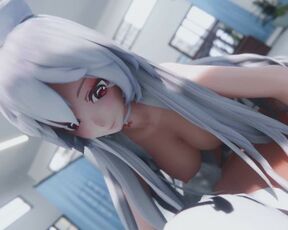 0373 -【r-18 MMD】HAKU 弱音 as a Hospital Nurse