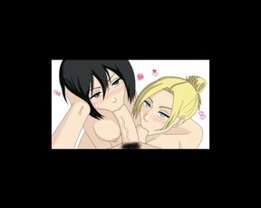 Mikasa Ackerman x Annie Leonhart  || Hentai Images HD ||