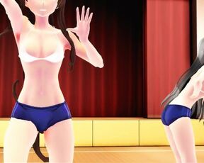 【MMD】Kimagure Mercy with Yamato & Kongo sisters【R-18】