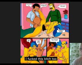 The Simpsons subtitles Симсоны Групповуха Покер Gangbang Poker