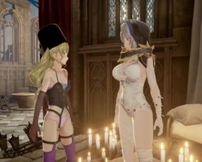 Code Vein Mia and Io Skirtless Mod Fanservice Appreciation p