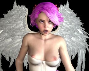 Ahegao Angel With Cock Hungry Eyes